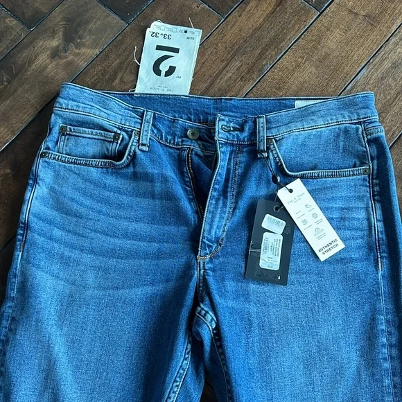 Rag & bone Malibu with holes fit 2 authentic stretch size 33W 32L jeans